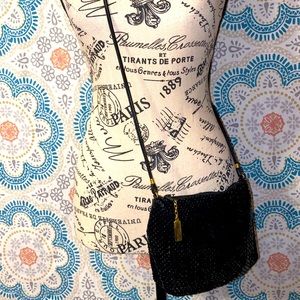 whiting & Davis mesh purse black